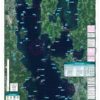 Lake Champlain South Lake Fishing Chart /maps 11F