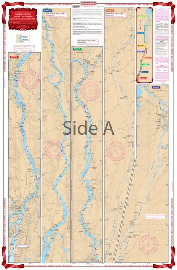 Champlain_Canal_and_South_Lake_Champlain_Navigation_Map_11_Side_A
