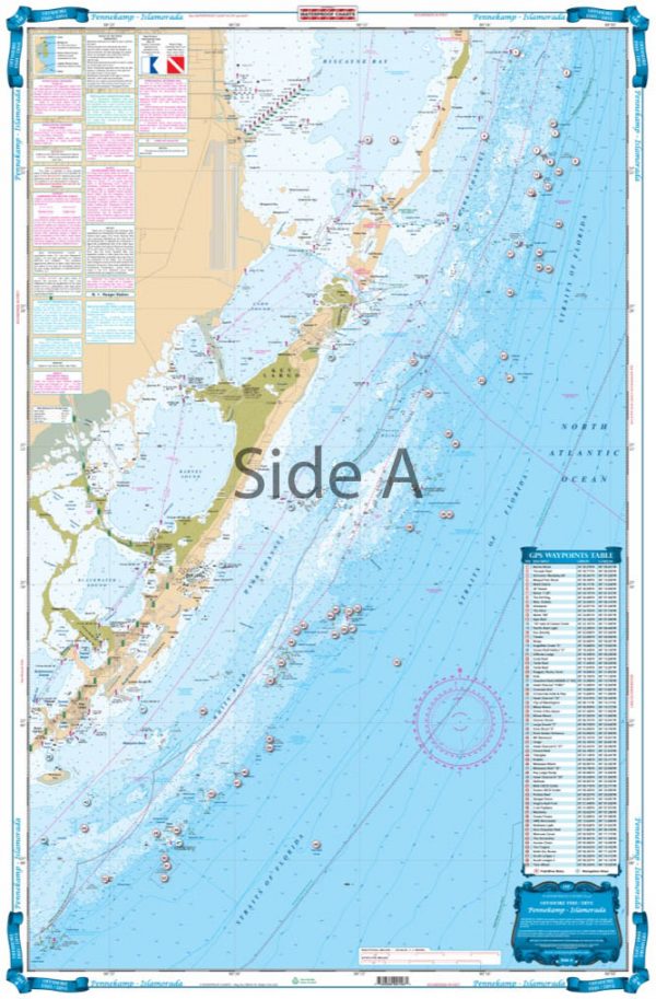 Pennekamp_Park_–_Islamorada_Offshore_Fish_and_Dive_Map_14F_Side_A