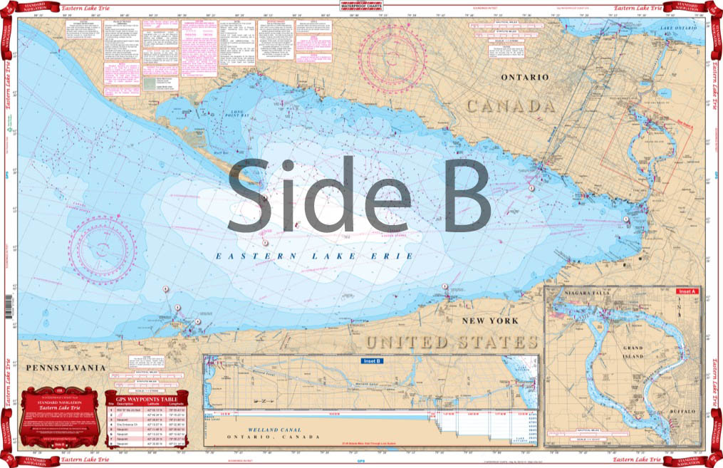 Coverage Of Eastern Lake Erie Navigation Chart Map 158