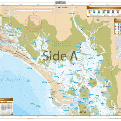 Coverage of Naples Florida Inshore Fishing Chart - marine map 4F