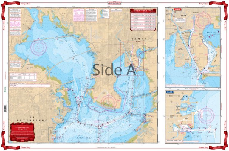 Coverage of Tampa Bay Navigation chart/marine chart 22