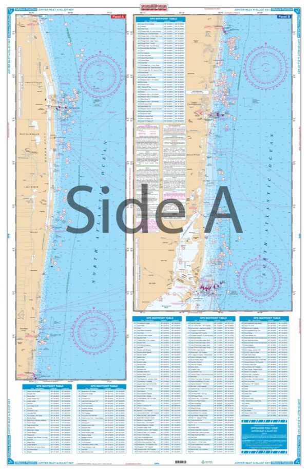 Jupiter_Inlet_to_Elliot_Key_Offshore_Fish_and_Dive_Map_23F_Side_A