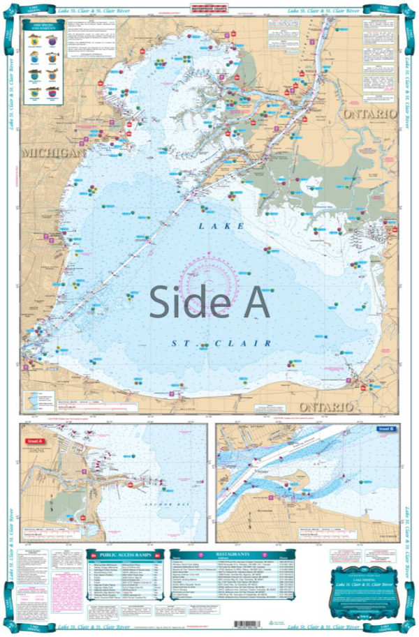 Lake_St._Clair_Fishing_Chart_Side_A_29F