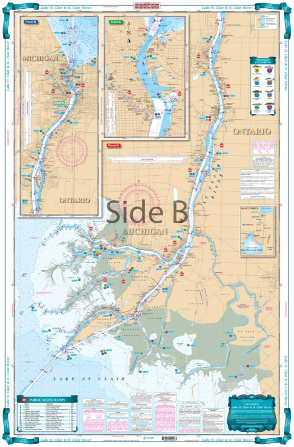 Lake_St._Clair_Fishing_Chart_Side_B_29F