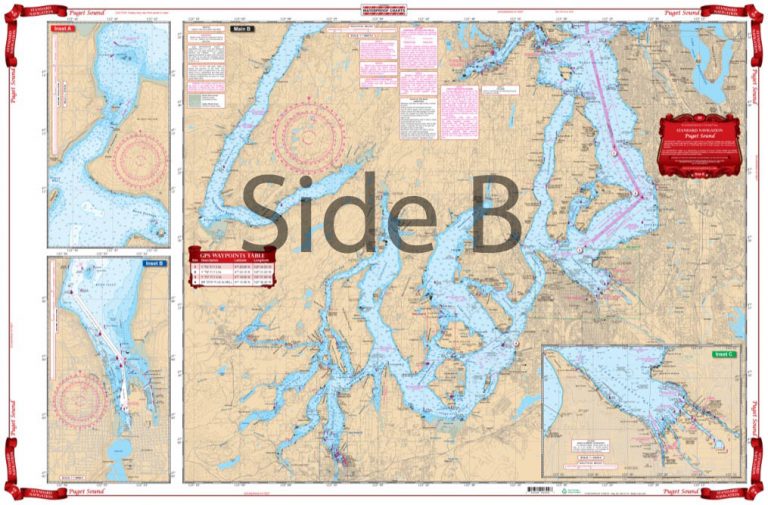 Coverage of Puget Sound Navigation Chart / nautical chart 30