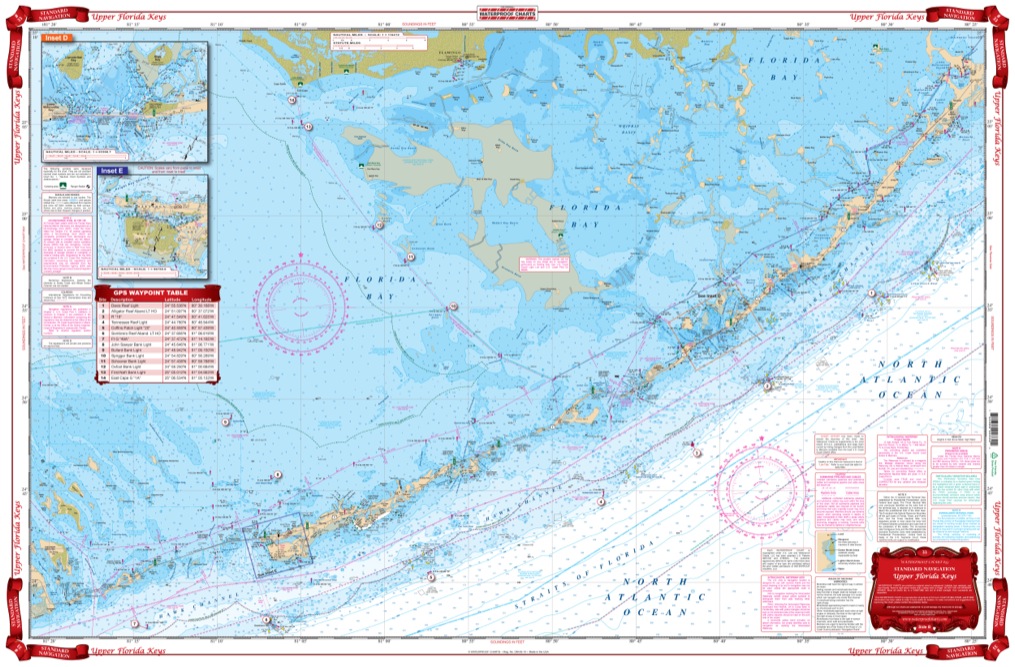 Coverage Of Upper Florida Keys Navigation Chart 33