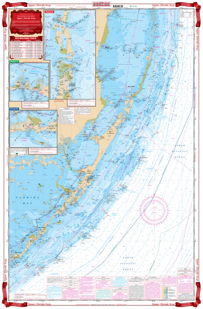 Coverage Of Upper Florida Keys Navigation Chart 33