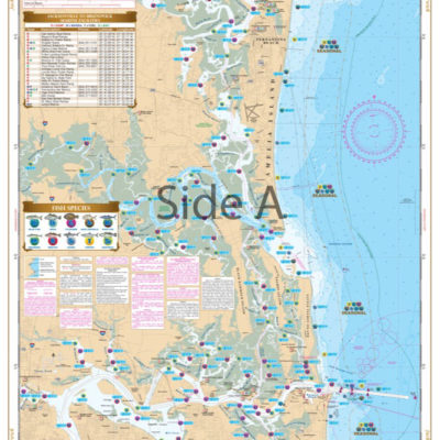 Coverage of Cape Coral Canals Large Print Navigation Chart 7E