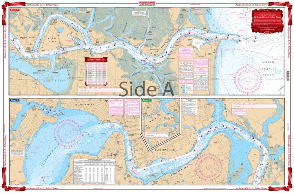 Coverage of Jacksonville and St. Johns River Navigation Chart 37