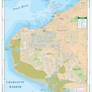 Punta_Gorda_and_Port_Charlotte_Canals_Large_Print_Navigation_Map_3E_Side_A