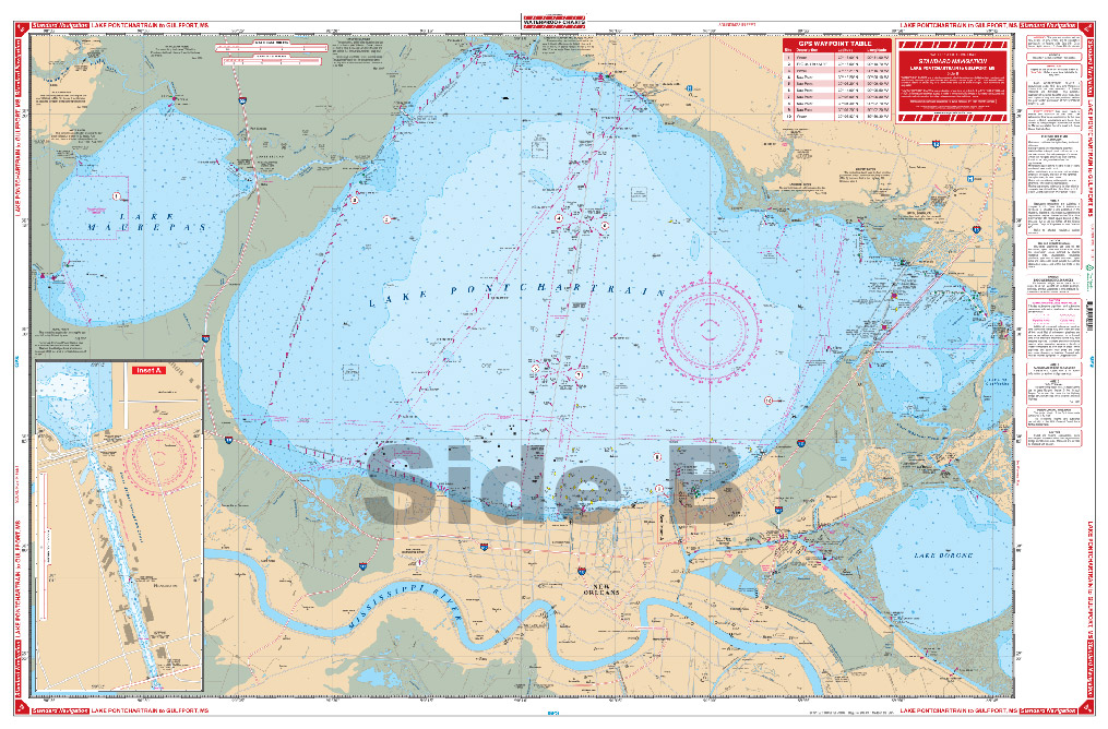 Coverage Of Lake Ponchartrain To Gulfport Navigation Chart 40