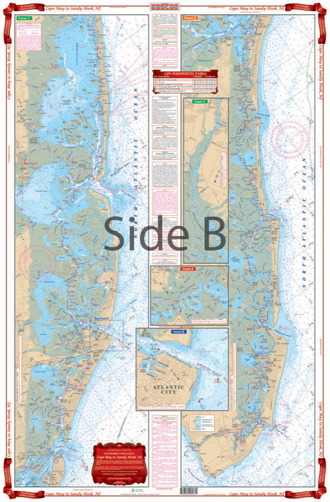 Coverage of Cape May to Sandy Hook NJ Navigation Chart 56