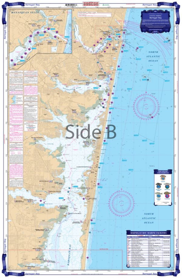 Barnegat_Bay_Coastal_Fishing_Chart_56F_Side_B - Waterproof Charts