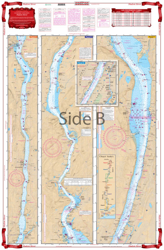 Coverage of Hudson River Navigation/NOAA Chart 57