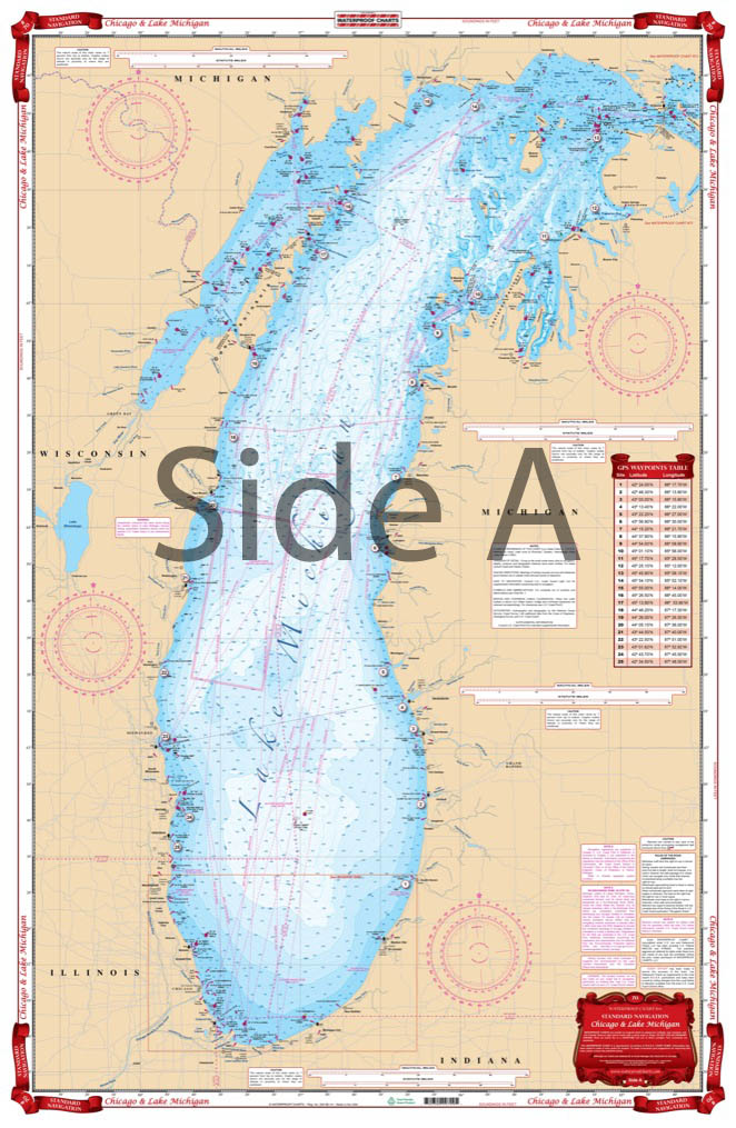 Lake Michigan Depth Charts