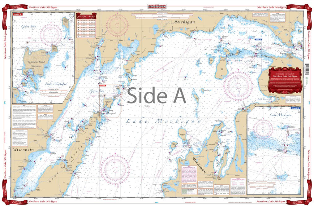 Water Depth Lake Michigan Charts