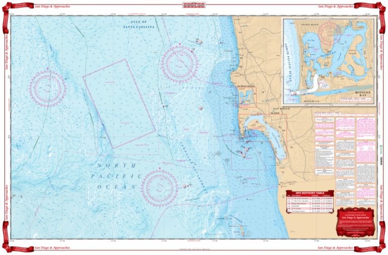 Coverage of San Diego and Approaches Navigation Chart 80