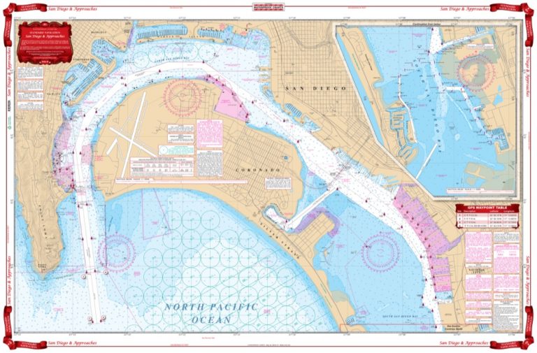 Coverage of San Diego and Approaches Navigation Chart 80