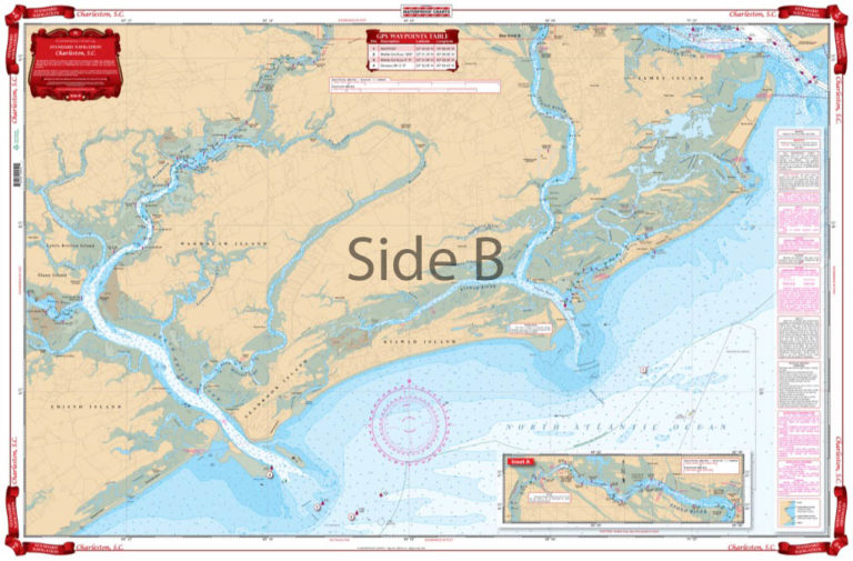 Coverage of Charleston SC Navigation Chart / marine map 95