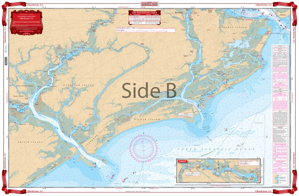 Charleston Harbor Navigation Chart
