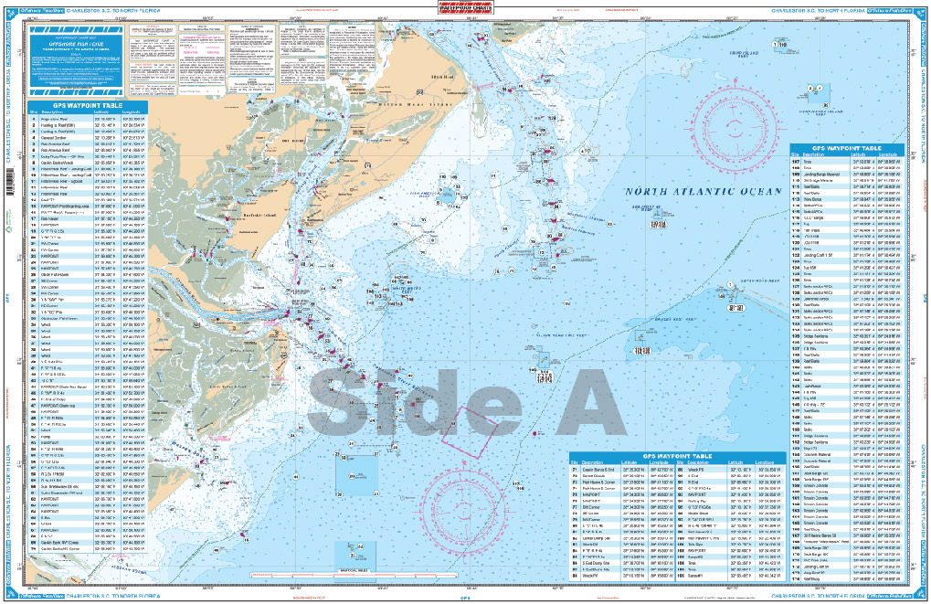 Bluefin Georges Bank Canyons Maxi Offshore Fishing Chart 