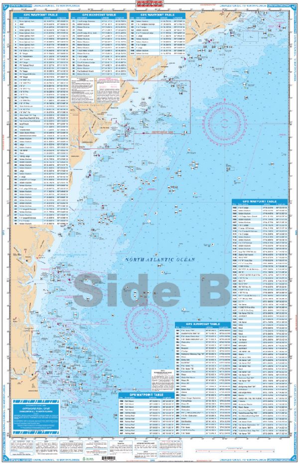 North_Florida_,_Georgia_,_North_Carolina_Offshore_Fish_and_Dive_Map_99F_Side_B
