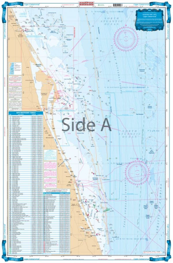 Cape_Canaveral_Offshore_Fish_and_Dive_Map_124F_Side_A