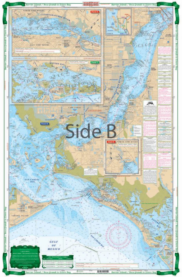 Barrier_Islands_Boca_Grande_to_Estero_Bay_Large_Print_Navigation_Map_25E_Side_B
