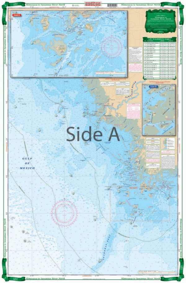 Homosassa_Bay_to_Suwanee_River_Large_Print_Navigation_Map_5E_Side_A