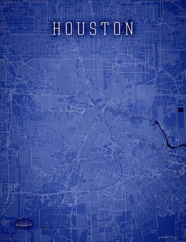 Houston_Blueprint_Wrapped_Canvas