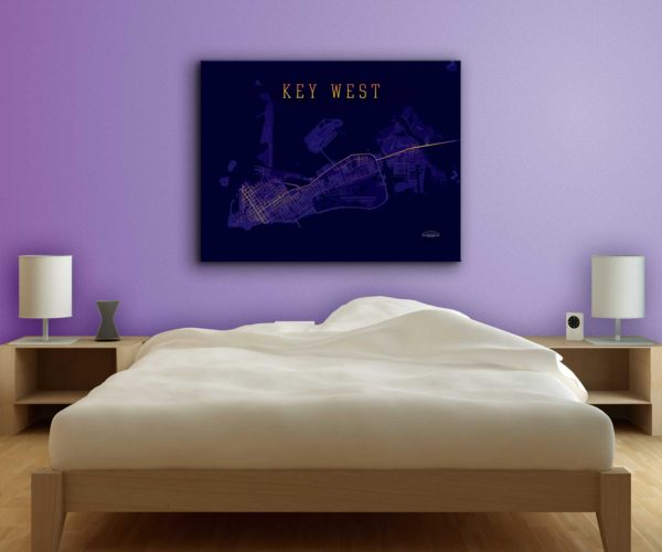 Key_West_night_wall_wrapped_canvas