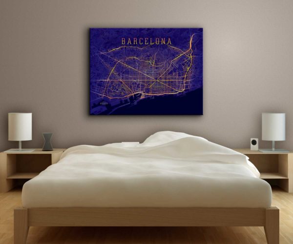 Barcelona_night_wall_wrapped_canvas