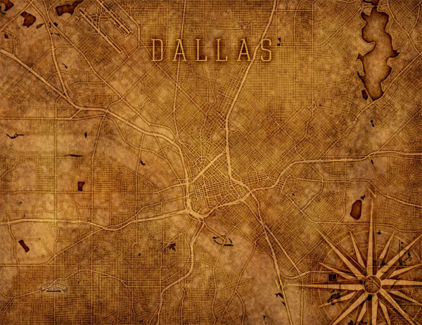 Dallas_vintage_wrapped_canvas