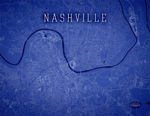Nashville_Blueprint_Wrapped_Canvas