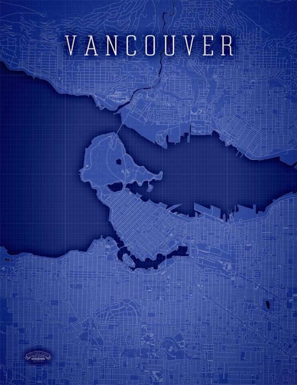 Vancouver_Blueprint_Wrapped_Canvas