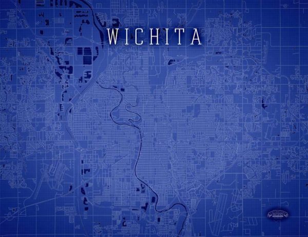Wichita_Blueprint_Wrapped_Canvas